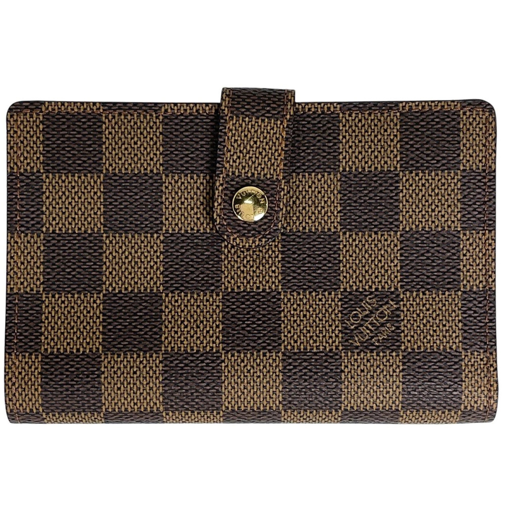 Louis Vuitton Portemonnaie Viennois Bi fold Wallet Damier Brown